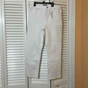 Ralph Lauren Straight leg white jeans